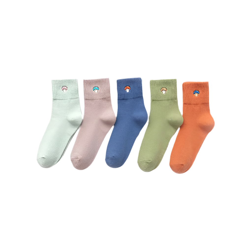 Mushroom Mid 5-pack Color Mix