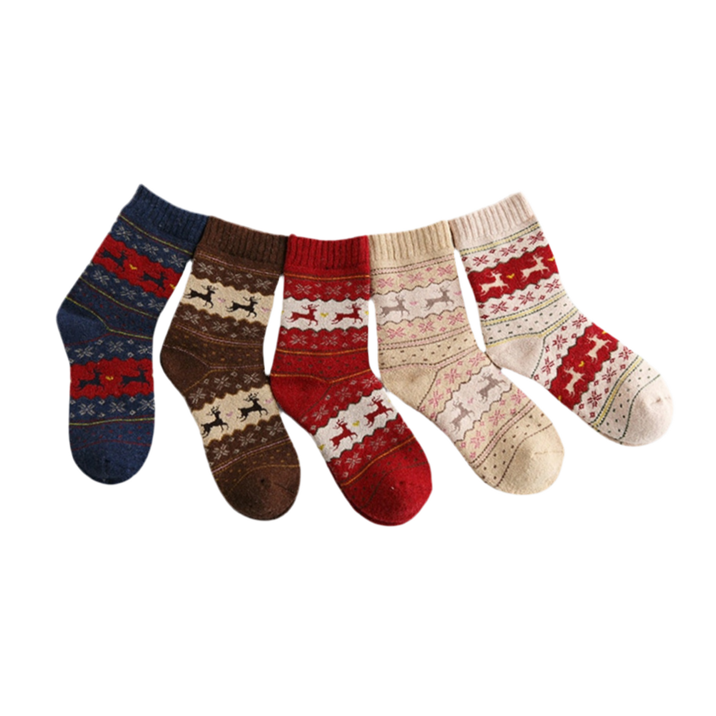 Christmas Special Reindeer - Warm 5-pack Color Mix
